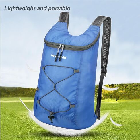levayhill 16L Hiking-Daypack, Water-Resistant-Lightweight Foldable Travel Backpacks, Camping Outdoor Backpack Carry-on Bag in Kuwait