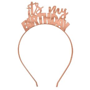 RhinestoneSash Birthday Gifts for Women - Funny It's My Birthday Bitches Headband - Birthday Party Outfits