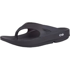 OOFOS OOriginal Sandal, Plum - Men’s Size 6, Women’s Size 8 - Lightweight Recovery Footwear - Reduces Stress on Feet, Joints & Back - Machine Washable