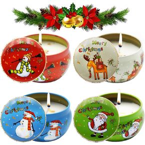 4 Pack Candles for Home Scented, Vanilla Candles for Cleansing House,Scented Candles for Home Stress Relief Long Lasting Burning Relaxing Aromatherapy Jar Candle Gift Set for Women