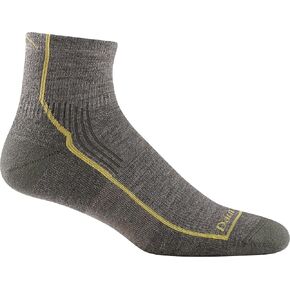 Darn Tough Men's Hiker Quarter Midweight with Cushion Hiking Sock (Style 1959) - Chestnut, Large