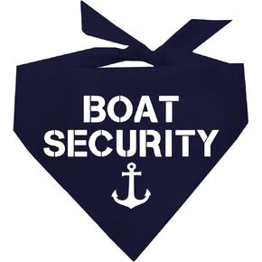 Boat Security Dog Bandana (243 Navy, One Size)