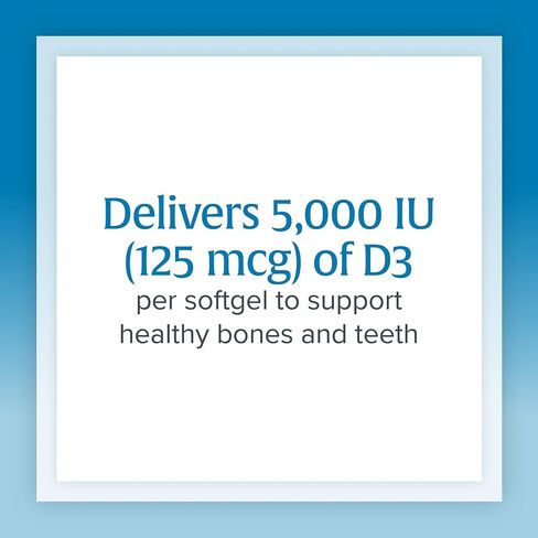 Natural Factors، فيتامين د3، 5000 وحدة دولية، يدعم صحة المفاصل والعظام والمناعة، 240 قطعة (عبوة من قطعة واحدة) in Saudi Arabia