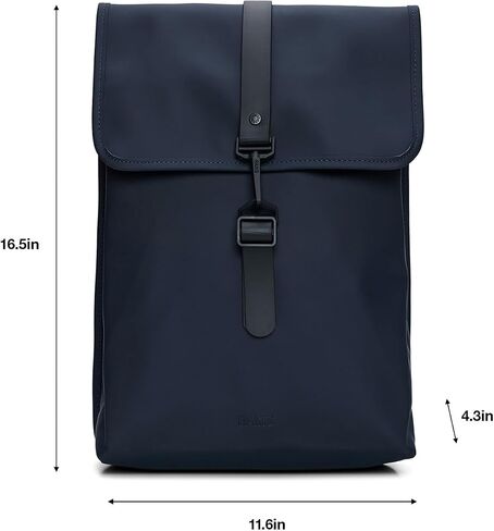 RAINS Rucksack for Men and Women - Waterproof Backpack for Commutes on Bike or Foot (Black) in Saudi Arabia