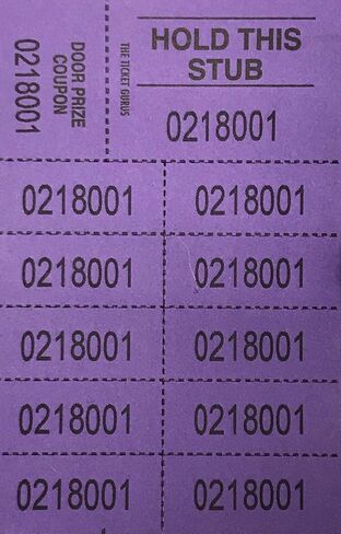 تذاكر المزاد-10 رقم (أحمر) 100 قيراط in Saudi Arabia