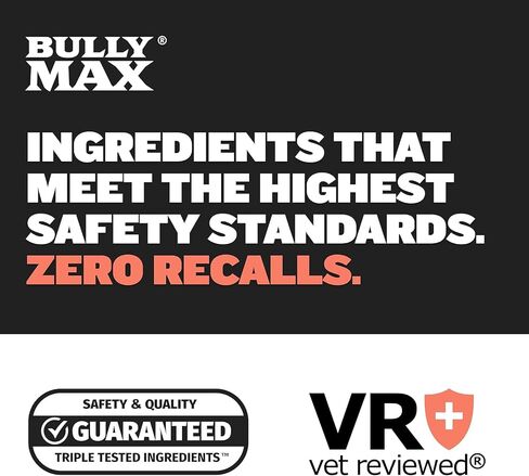 فيتامينات الجراء Bully Max 2 في 1 - 30 قرصًا قابلاً للمضغ لتطوير ونمو الجراء - مكملات أقراص فيتامين للكلاب للكلاب الصغيرة والجراء الكبيرة السلالات والكلاب المتنامية (تغذية 1-2 علامة تبويب يوميًا) in Saudi Arabia
