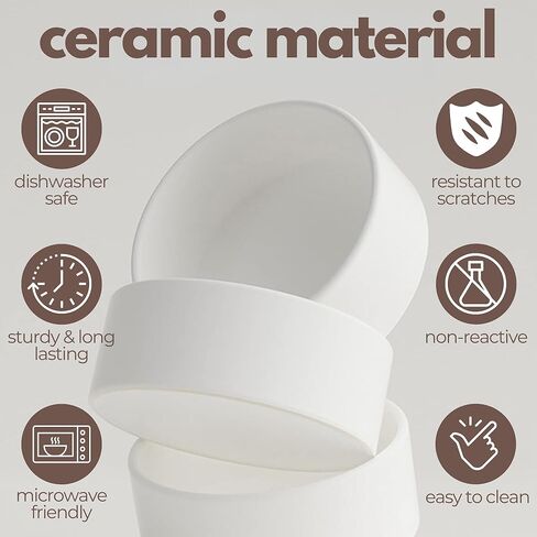 وعاء الكلب الذهبي والرخام السيراميكي A4DOG مع حامل خشبي، أوعية طعام سيراميك متينة للكلاب مرتفعة المياه، مجموعة مياه طعام مرجحة لطيفة، أوعية طعام للكلاب من السيراميك - رخام بخط ذهبي رمادي 29 أونصة in Kuwait