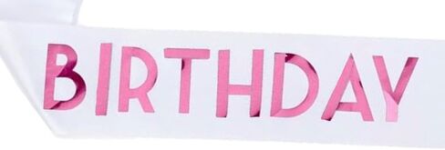 Shimmer Anna Shine Birthday Sash for Women (Purple) in Saudi Arabia