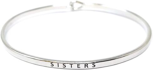 Inspirational You're My Person Message Engraved Thin Cuff Bangle Hook Bracelet (You're My Person-Gold, Brass) in Kuwait