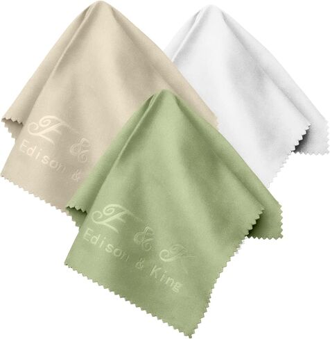 Eco-friendly microfiber cleaning cloths for glasses, 50% biodegradable - 7pc 7.7x7.5 inches in Saudi Arabia