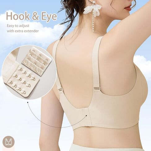 Nursing Bras for Breastfeeding Bras for Women Jelly Strip Support Maternity Bras for Pregnancy Comfortable Bralettes in Kuwait