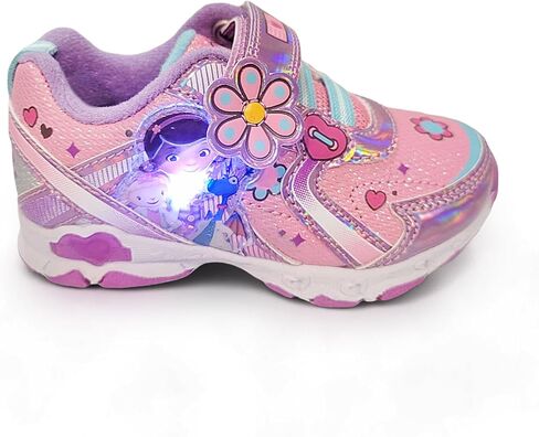 Disney Doc McStuffins Girl's Lighted Athletic Sneaker (Toddler/Little Kid) in Kuwait