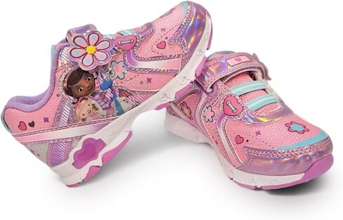 Disney Doc McStuffins Girl's Lighted Athletic Sneaker (Toddler/Little Kid) in Kuwait