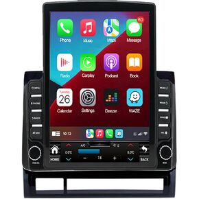 for Toyota Tacoma Radio 2005-2013 Car Stereo Wireless Carplay Android Auto with 9 Inch IPS Touchscreen GPS Navigation for Car Head Unit Built-in DSP with Free Backup Camera (4GB RAM+64GB ROM-XJG)