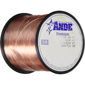Ande A18-10GE Premium Monofilament, 1/8-Pound Spool, 10-Pound Test, Bright Green Finish