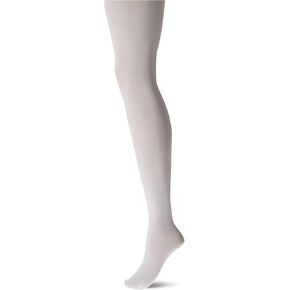Danskin womens Ultrasoft Microfiber Footed Tight, White, D