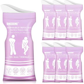 ONEDONE Disposable Urinal Bags 8/12/24 Pack 30.4 OZ Pee Bags for Travel for Men Women Kids Emergency Urine Bags Portable Emergency Urinal Bag Vomit Bags for Traffic Jams Camping Hiking