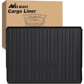 Nilight Cargo Mats for Ford Bronco 4 Door 2021 2022 2023 2024,All Weather Protection Heavy Duty Cargo Liners