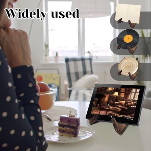 2 Packs Wooden Plate Display Stands 6.5in Plate Holder Display Stand for Pictures Frame,Medal Certificate,Home Decorative Table Top Easels for Display in Saudi Arabia