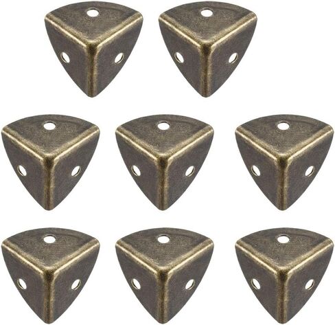 uxcell Metal Box Corner Protectors Edge Guard Protector 25 X 25 X 25mm Silver Tone 12pcs in Saudi Arabia