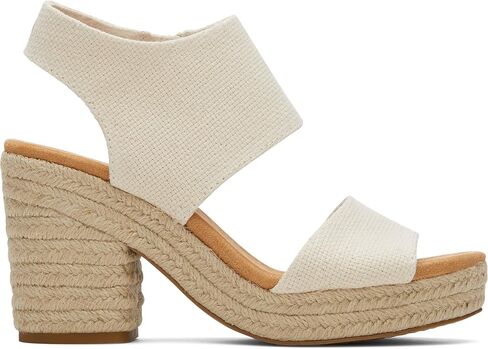 TOMS Women's Majorca Platform Sandal, Textile Upper in Saudi Arabia