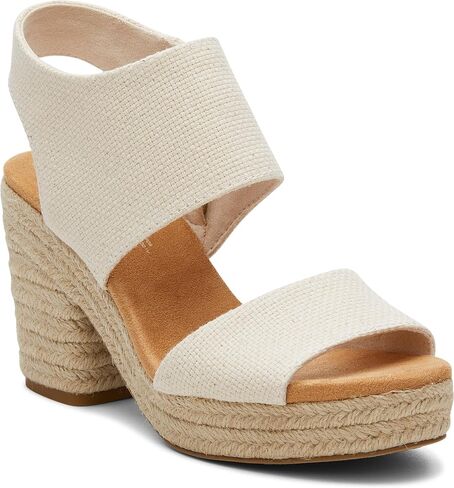 TOMS Women's Majorca Platform Sandal, Textile Upper in Saudi Arabia