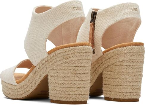 TOMS Women's Majorca Platform Sandal, Textile Upper in Saudi Arabia
