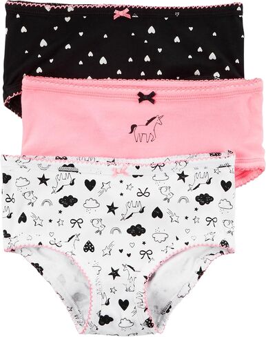Carter's Little Girls 3-Pack Stretch Cotton Panties (4-5T, Star & Hearts) in Saudi Arabia