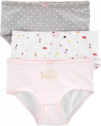 Carter's Little Girls 3-Pack Stretch Cotton Panties (4-5T, Star & Hearts) in Saudi Arabia