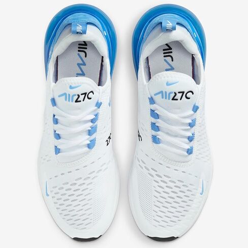 Nike Women's Air Max 270 Light Bone/Diffused Blue-White (FQ8783 072) - 9 in Saudi Arabia