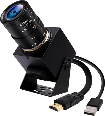 كاميرا ويب IFWATER HDMI USB كاميرا 4K مخرج متزامن لكاميرا الفيديو H.265 10X عدسة تكبير بصري عن قرب USB للكمبيوتر كاميرات الويب للبث عبر الإنترنت وكاميرا التدريب والتعليم والتفتيش الصناعي in Saudi Arabia