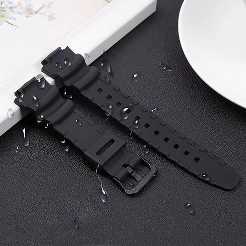 سوار ساعة بديل من الراتنج الطبيعي المقاوم للماء لساعة كاسيو AQ-S810 AQ-S800W W-735H AEQ-110 STL-S100 TRT-110 HDC-700 SGW-300H in Kuwait