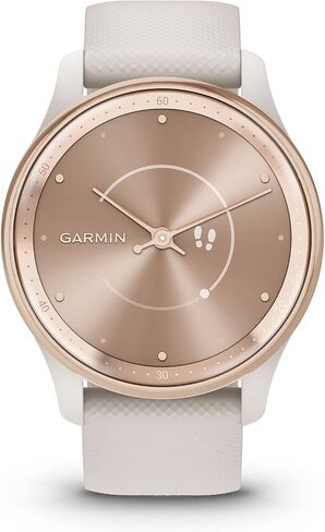 Garmin vívomove® Trend, Stylish Hybrid Smartwatch, 40mm, Black | Classic Analog Style and Essential Smart Features, Smartphone Notifications, Hidden Touchscreen Display in Kuwait