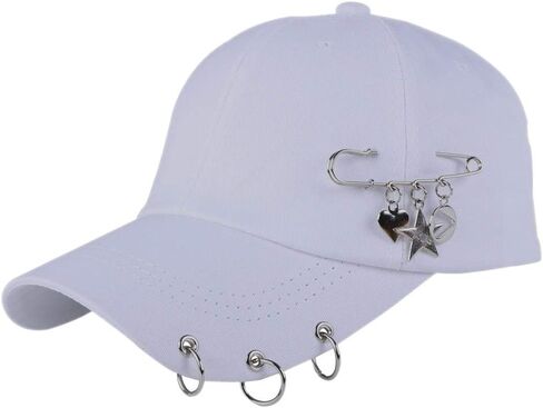 XRDSS Unisex Ring Chain Baseball Caps Summer Street K-Pop Hip Hop Hat Trucker in Saudi Arabia
