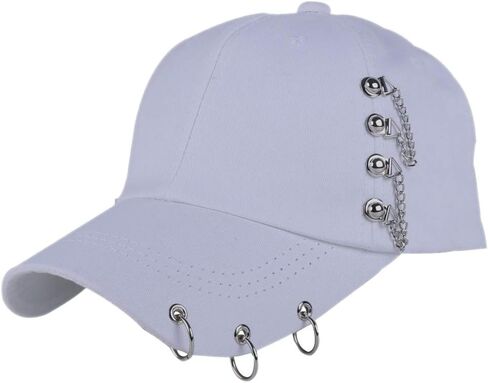 XRDSS Unisex Ring Chain Baseball Caps Summer Street K-Pop Hip Hop Hat Trucker in Saudi Arabia