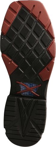 Men's 12" Western Work Boot - Casual Western Boots for Men, Brown & Grey, 10 D in Saudi Arabia