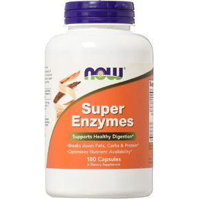 NOW Super Enzymes, 90 Capsules (Pack of 2)