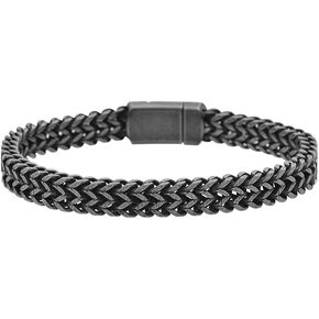 Geoffrey Beene Men’s Stainless Steel Double Franco Chain Bracelet in Saudi Arabia