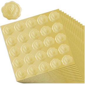 AveneMark Clear 1000 Pcs Polyester Round Envelope Seals (1in, Waterproof, Crystal Finish) for Mailing & Packaging in Kuwait