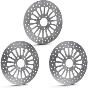 11.5" Front Brake Rotor Disc Fit for Harley Road King/Electra Glide/Street Glide/Road Glide/Super Glide/Low Rider/Fat Boy/Sportster 2000 2001 2002 2003 2004 2005 2006 2007-1 Pc