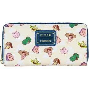 Loungefly Disney Little Mermaid Ariel And Flounder Faux Leather Full Zip Wallet
