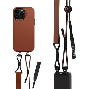 MOFT Phone Lanyard, Universal Adjustable Detachable Crossbody Long Lanyard with Phone Patch, Compatible with Most Smartphones, Bare Phone, Length up to 150cm, Misty Cove