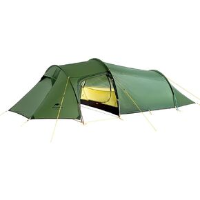 Naturehike Opalus Tunnel Backpacking Tent for 2-3 Person, 2 Person 3 Person Backpacking Tent, Lightweight Camping Tent with Footprint & Vestibule
