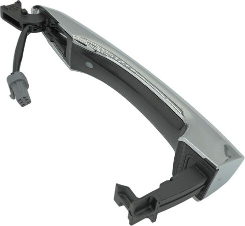 مقبض الباب الأمامي الأيمن لسيارة Hyundai Tucson 82661D3710 82661-D3710 2016-2019 مقبض المفتاح الذكي الخارجي (فضي) - كروم in Kuwait