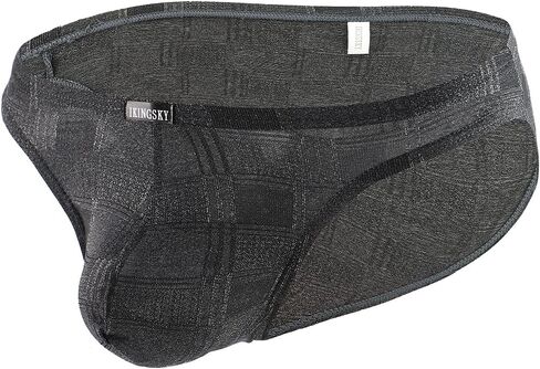 IKINGSKY Men's Four Way Stretch Briefs Soft Bulge Underwear Sexy Low Rise Pouch Underpanties for Men in Saudi Arabia