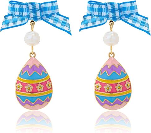 أقراط LILIE&WHITE على شكل أرنب وببغاء أقراط عيد الفصح للنساء أقراط على شكل حيوان لطيف لهدايا مجوهرات عيد الفصح in Kuwait