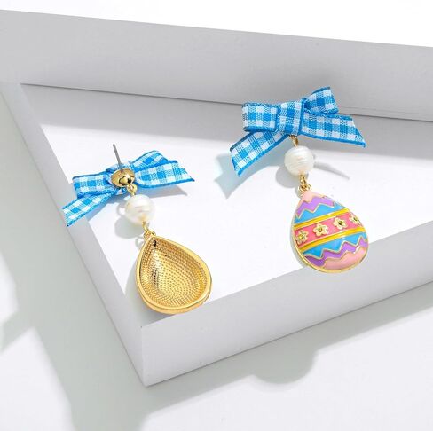 أقراط LILIE&WHITE على شكل أرنب وببغاء أقراط عيد الفصح للنساء أقراط على شكل حيوان لطيف لهدايا مجوهرات عيد الفصح in Kuwait