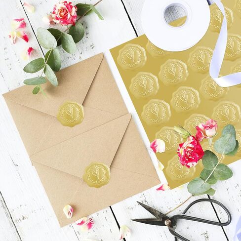 AveneMark Clear 1000 Pcs Polyester Round Envelope Seals (1in, Waterproof, Crystal Finish) for Mailing & Packaging in Kuwait