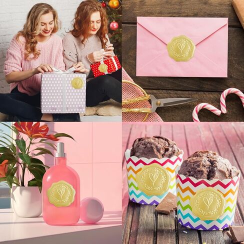 AveneMark Clear 1000 Pcs Polyester Round Envelope Seals (1in, Waterproof, Crystal Finish) for Mailing & Packaging in Kuwait