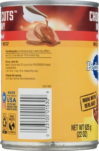 Pedigree Wet Dog Food, Choice Cuts in Sauce with Beef, 13.2 Ounce (Pack of 12) in Saudi Arabia